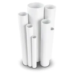 مواسير UPVC ضغط 21.7 بار مقاس ½ إنش سمك 1.57 مم لون أبيض