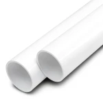 مواسير UPVC مقاس 1/2 1 إنش سمك 3.7 مم لون أبيض