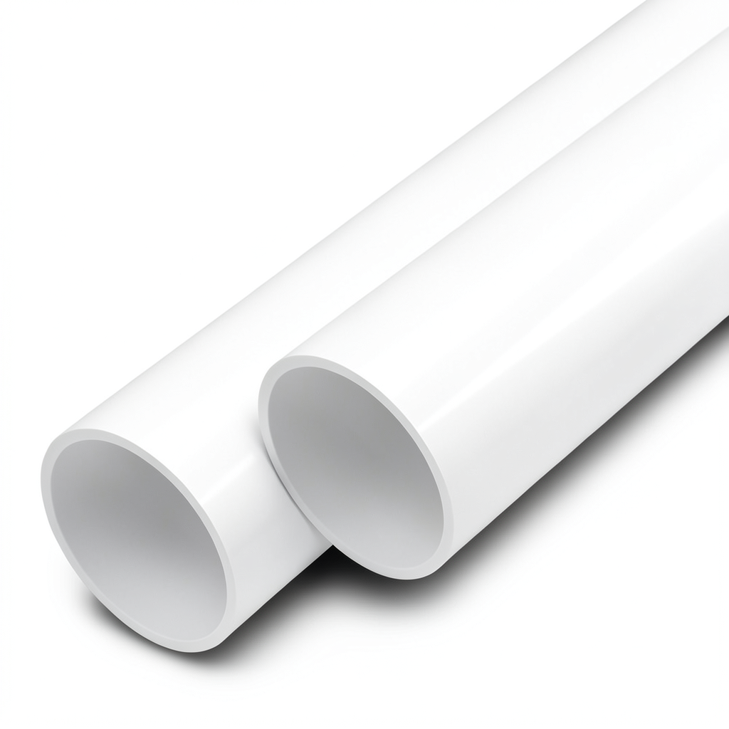 UPVC Pipes 1 1/2 inch Thickness 3.7 mm White Color