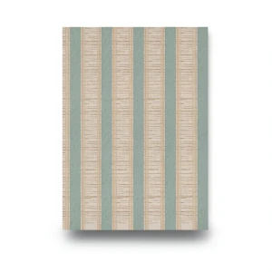 Italian Wall Decoration Beige with Green, 10m x 1.06m, Model 4711