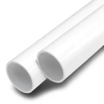مواسير UPVC مقاس 1/2 إنش سمك 3.7 مم لون أبيض