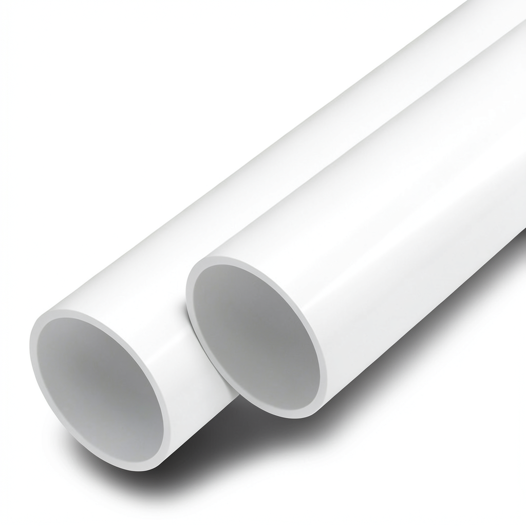 UPVC Pipes 1/2 Inch Size Thickness 3.7 mm White Color