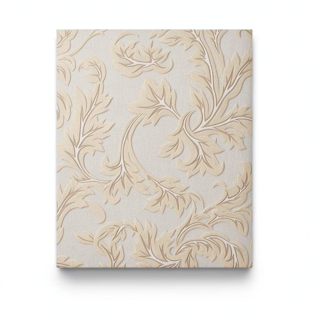 Italian Wall Covering 10m x 1.06m Beige, Model 4706