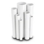مواسير UPVC مقاس ¾ إنش سمك 1.98 مم ضغط 21.7 بار لون أبيض
