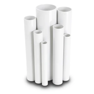 مواسير UPVC مقاس ¾ إنش سمك 1.98 مم ضغط 21.7 بار لون أبيض