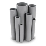 مواسير UPVC مقاس ¾ إنش ضغط 21.7 بار سمك 1.98 مم لون رمادي