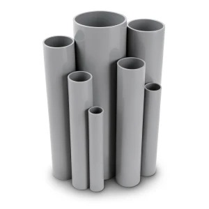 مواسير UPVC مقاس ¾ إنش ضغط 21.7 بار سمك 1.98 مم لون رمادي