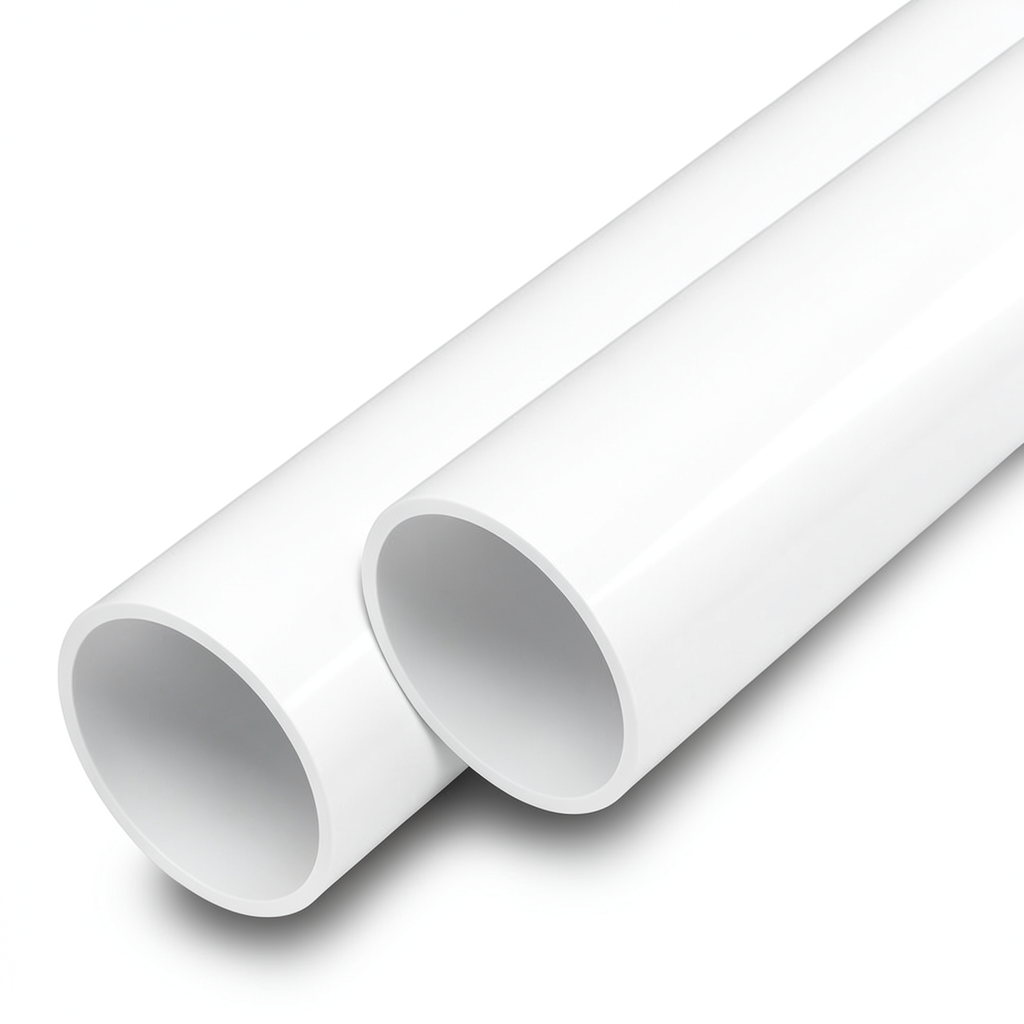 مواسير UPVC مقاس 1 إنش سمك 3.4 مم لون أبيض