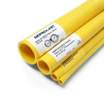 HDPE Pipes PE 100 20 Bar Pressure 400 mm Diameter 44.7 mm Thickness Yellow | NEPROPLAST
