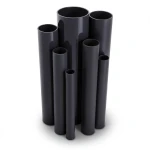 مواسير UPVC مقاس ¾ إنش ضغط اسمي 21.7 بار سمك 1.98 مم لون أسود