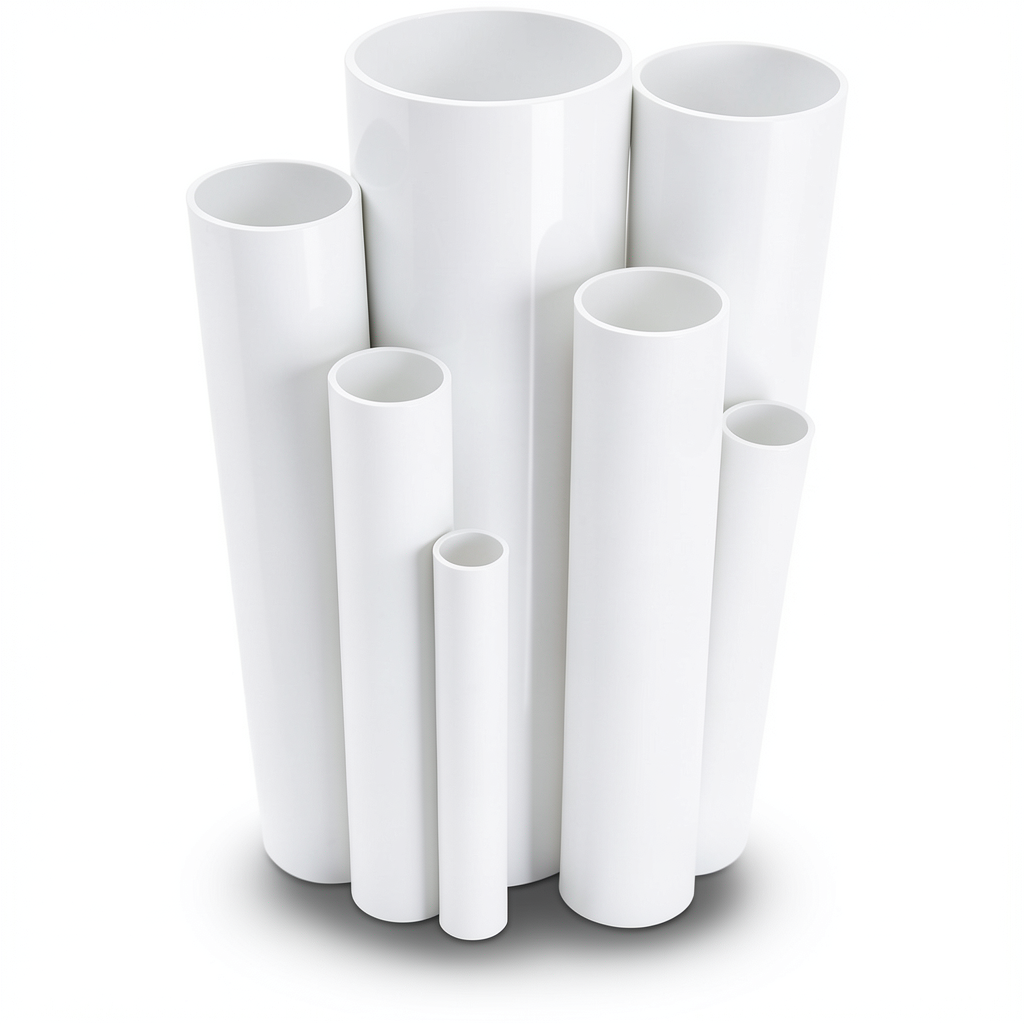 UPVC Pipes 1 inch Size 21.7 Bar Pressure 2.46 mm Thickness White