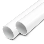 مواسير UPVC مقاس 1/2 1 إنش سمك 3.7 مم لون أبيض