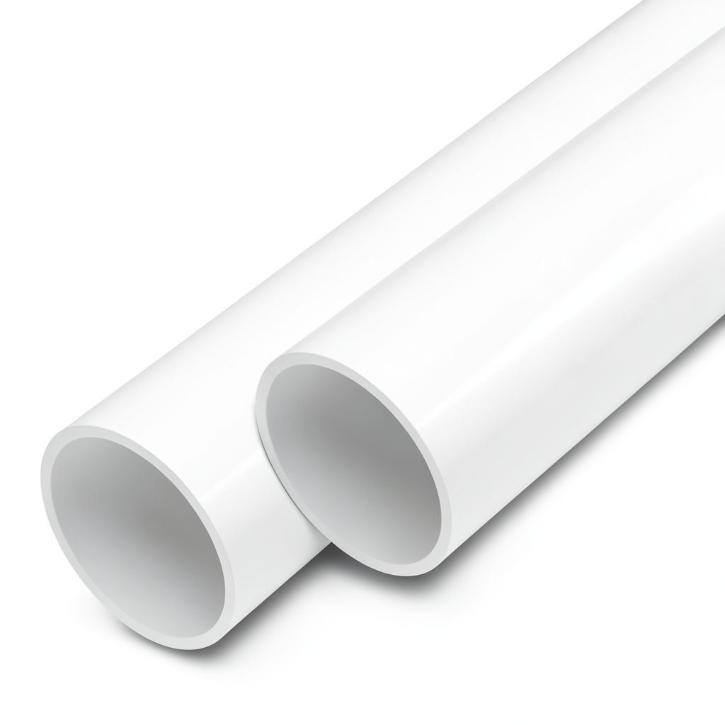 UPVC Pipes 1 1/2 inch Thickness 3.7 mm White Color