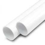 UPVC Pipes 1/2 Inch Size Thickness 3.7 mm White Color