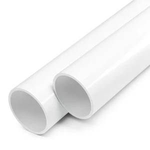 UPVC Pipes 2 Inch Size 5.5 mm Thickness White Color