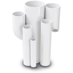 مواسير UPVC ضغط اسمي 21.7 بار مقاس ¼1 إنش سمك 3.12 مم لون أبيض
