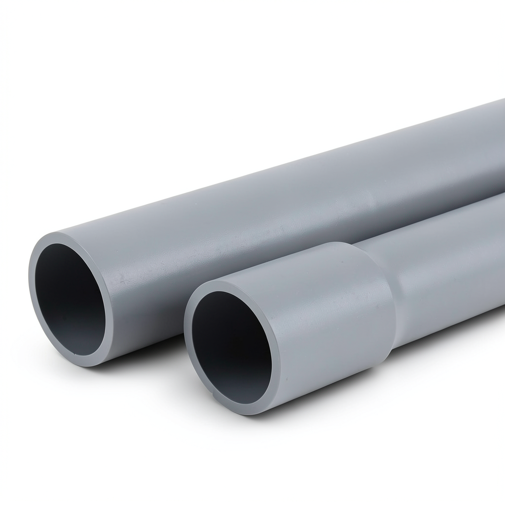 UPVC Pipes Nominal Pressure 4 Bar Outer Diameter 450 mm Thickness 8.90 mm Gray