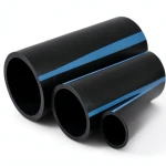 أنابيب HDPE الوطني لشبكات المياه ضغط 6 بار قطر خارجي 63 مم سمك 2 مم لون أسود