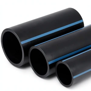 NPF HDPE Pipes for Water Networks Pressure 6 Bar Outside Diameter 75 mm Thickness 2.3 mm Black