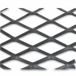 Hot Rolled (Black) Steel Expanded Metal Mesh   Thickness 1.7 mm Width 1.22 meter Length 1 meter | Bait Al Tatawor Company
