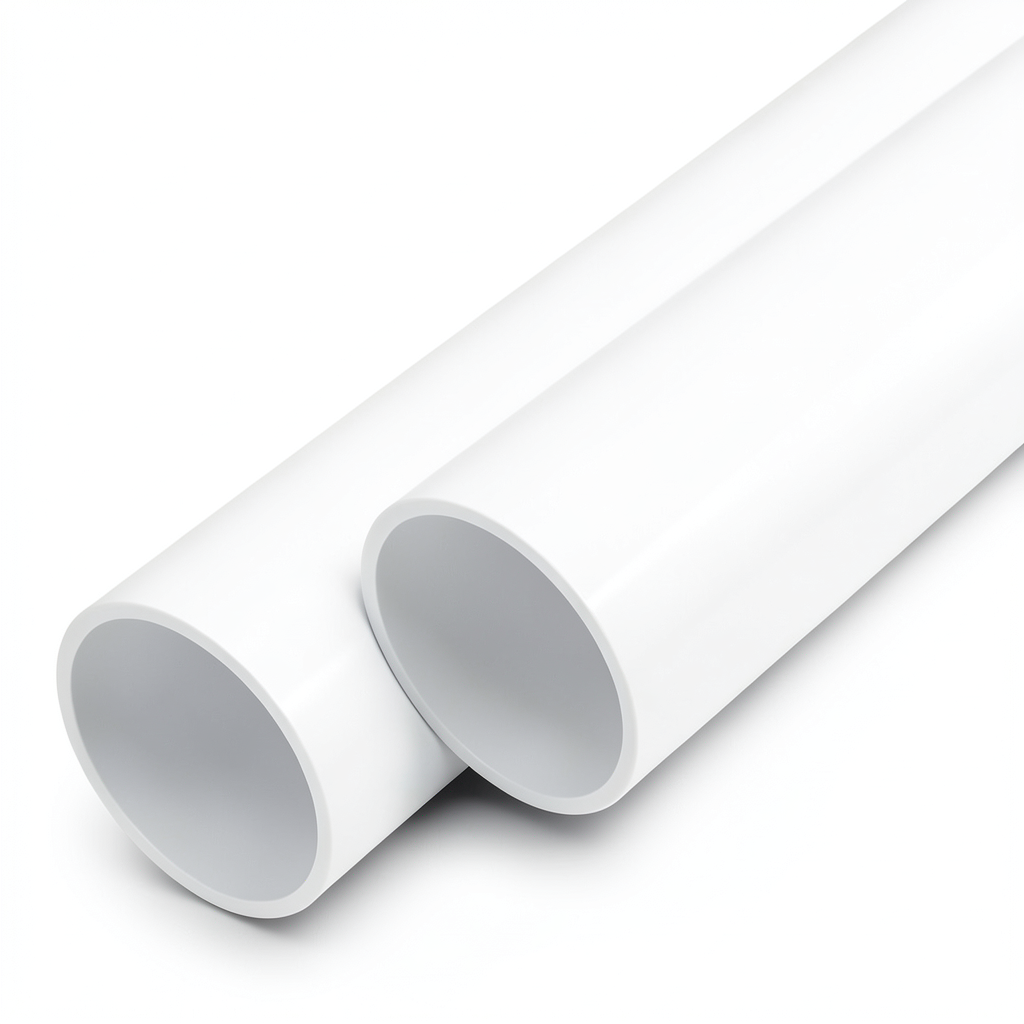 مواسير UPVC مقاس 1 إنش سمك 4.5 مم لون أبيض