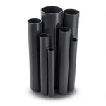 مواسير UPVC ضغط اسمي 21.7 بار مقاس ½ 1 إنش سمك 3.58 مم لون أسود