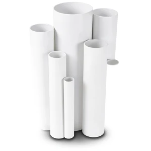 مواسير UPVC ضغط اسمي 12 بار قطر خارجي 21.2 مم سمك 1.5 مم لون أبيض