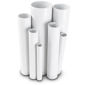مواسير UPVC ضغط اسمي 8.6 بار مقاس ¼ 1 إنش سمك 1.52 مم لون أبيض