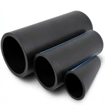 أنابيب HDPE الوطني لشبكات المياه ضغط 6 بار قطر خارجي 50 مم سمك 1.6 مم لون اسود