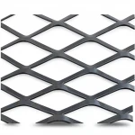 Hot Rolled (Black) Steel Expanded Metal Mesh   Thickness 2 mm Width 1.22 meter Length 1 meter | Bait Al Tatawor Company