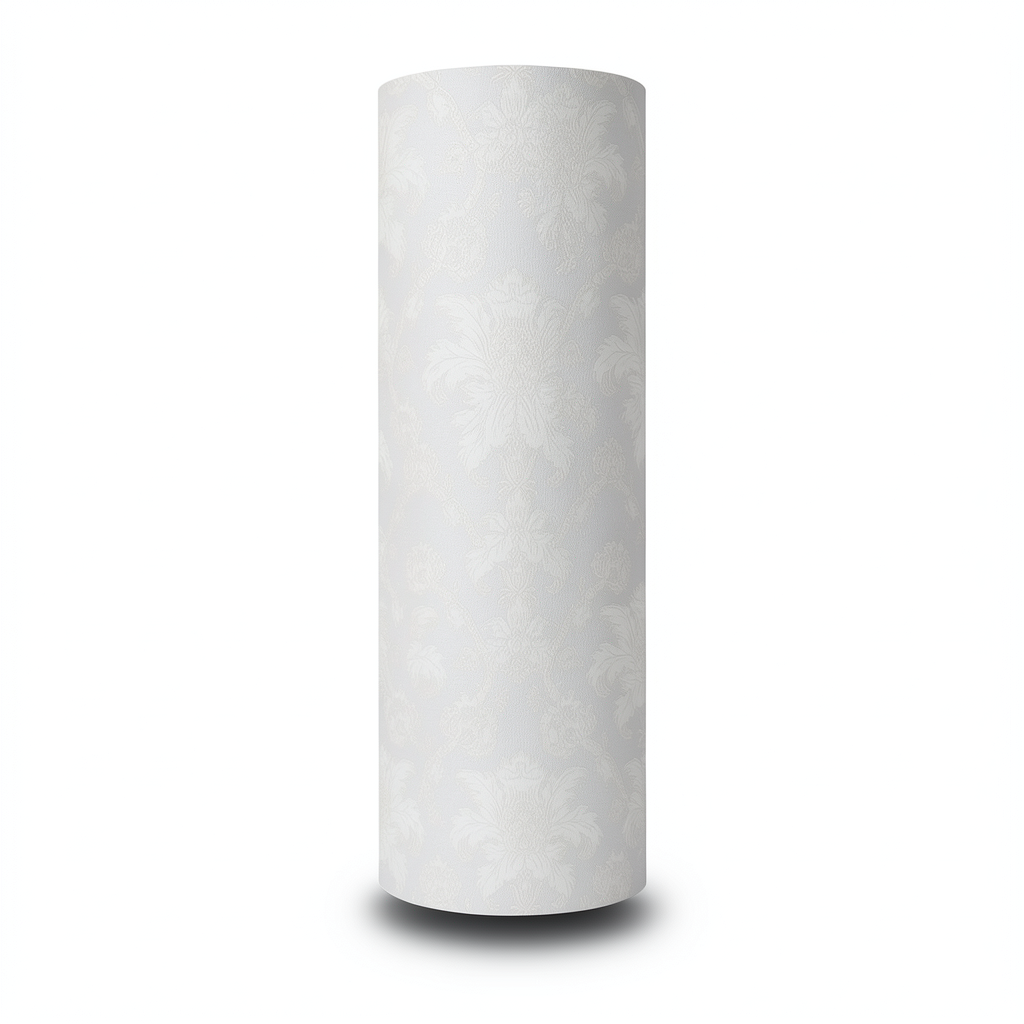 Italian Wallpaper 10m x 1.06m Pale Grey Color, Model 4750