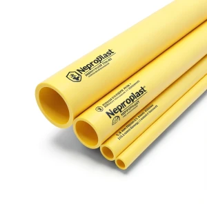 مواسير HDPE نيبروبلاست PE 100 ضغط 20 بار قطر خارجي 500 مم سمك 55.8 مم لون أصفر | نيبروبلاست
