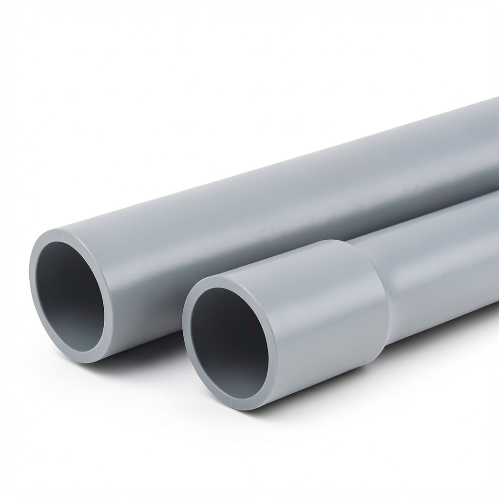 UPVC Pipes Nominal Pressure 10 Bar OD 160 mm Thickness 7.70 mm Gray