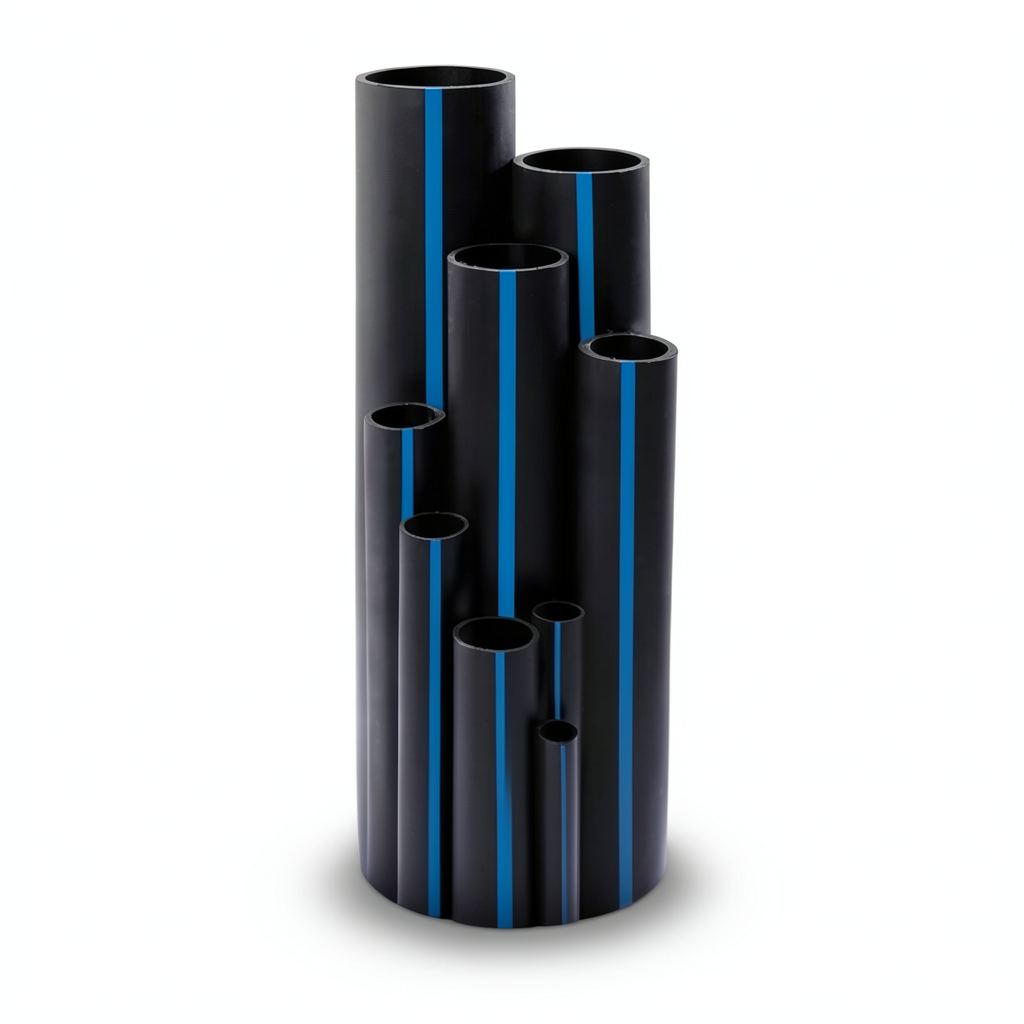 مواسير HDPE سابكو PE 100 ضغط 6 بار قطر خارجي 225 مم سمك 8.6 مم لون اسود | سابكو