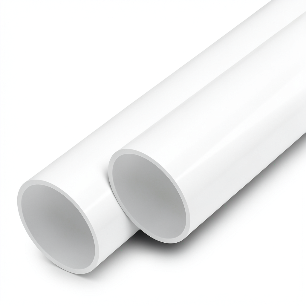 مواسير UPVC مقاس 1 إنش سمك 3.4 مم لون أبيض