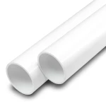 مواسير UPVC مقاس 1/4 1 إنش سمك 3.6 مم لون أبيض ضغط عالي