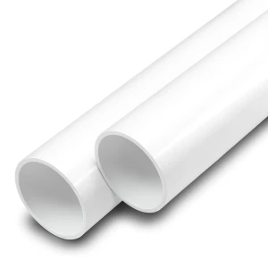 مواسير UPVC مقاس 1/4 1 إنش سمك 3.6 مم لون أبيض ضغط عالي