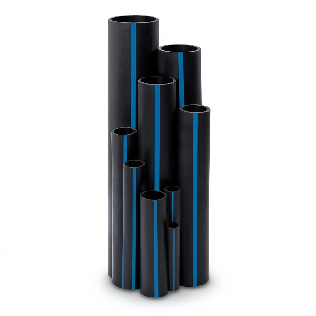 مواسير HDPE سابكو PE 100 ضغط 6 بار قطر خارجي 280 مم سمك 10.7 مم لون اسود | سابكو