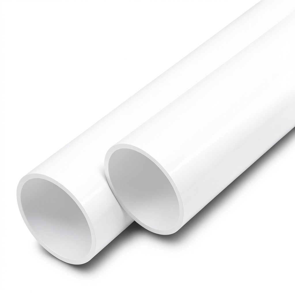 UPVC Pipes 1 1/2 inch Thickness 3.7 mm White Color