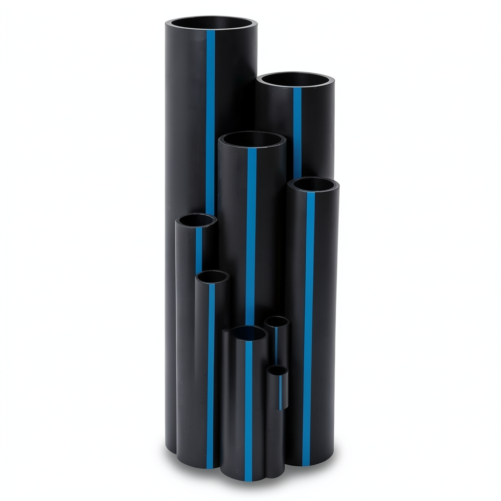 Sappco HDPE Pipes PE 100 Pressure 6 Bar Outside Diameter 315 mm Thickness 12.1 mm Black | SAPPCO