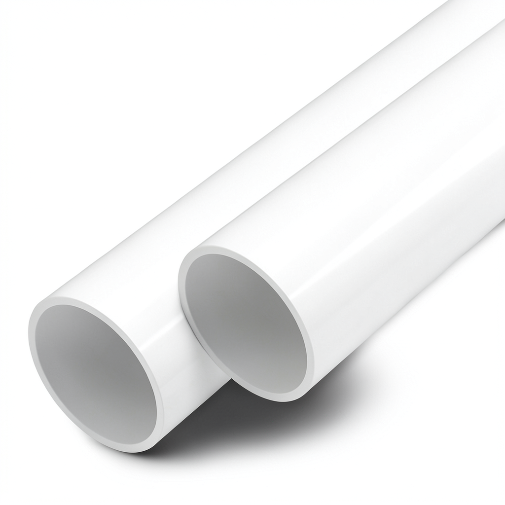 مواسير UPVC مقاس 1/2 إنش سمك 3.7 مم لون أبيض