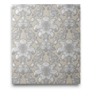 Italian Wall Decoration 10m x 1.06m Beige with Grey, Model 4752