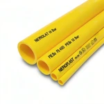 HDPE Pipes PE 80 Pressure 16 Bar Diameter 450 mm Thickness 50.3 mm Yellow | NEPROPLAST