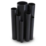 مواسير UPVC جدول 80 مقاس 8 إنش سمك 12.7 مم لون اسود
