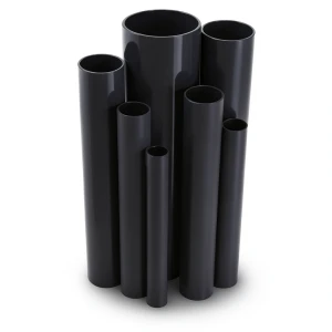 UPVC Pipes Schedule 80 Size 8 Inch Thickness 12.7 mm Black