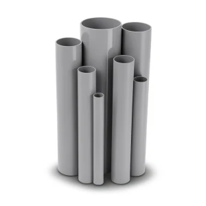 UPVC Pipes Nominal Pressure 21.7 Bar Size ½ inch Thickness 1.57 mm Gray