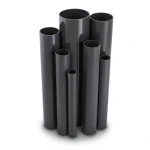 مواسير UPVC مقاس ½ إنش سمك 1.57 مم ضغط 21.7 بار لون أسود