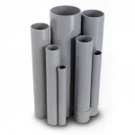 UPVC Pipes Modern Technology  Outside Diameter   110 mm Thickness 2.2 mm Gray Colour