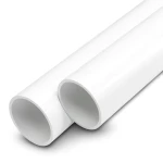 UPVC Pipes 2 Inch Size 5.5 mm Thickness White Color