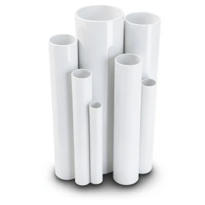 مواسير UPVC مقاس ¾ إنش سمك 1.98 مم ضغط 21.7 بار لون أبيض